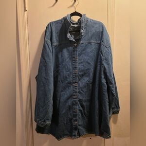 Nasty Gal Blue Denim Dress